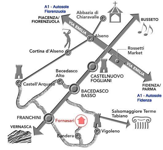 Casa Dell' Abbondanza B&B Agriturismo Vigoleno Ngoại thất bức ảnh